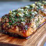 Cedar Plank Salmon Garlic Dill