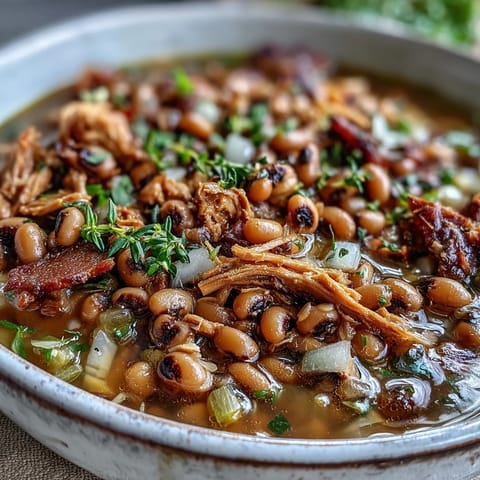 Black-Eyed Peas With Smoked Turkey