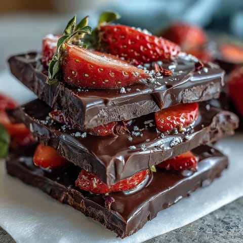 Dubai Chocolate Strawberry Bark