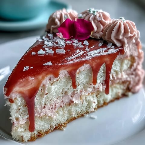 Veiled in pink, this Rosé Velvet Cake features a delicate rosé wine infusion.