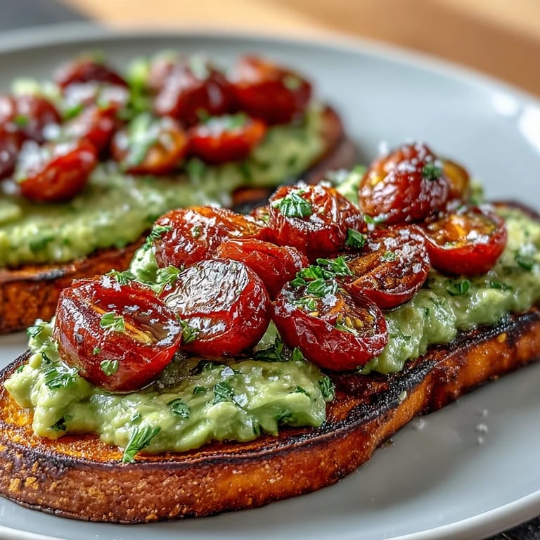 Colorful sweet potato toast, perfectly roasted and topped with peanut butter and banana slices.