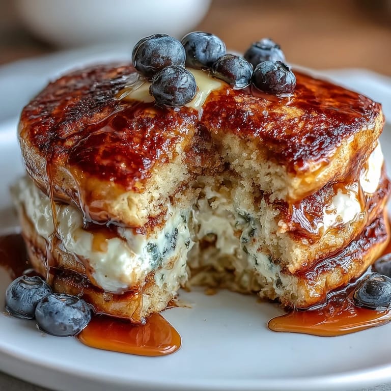 Golden Protein Power Pancakes, perfectly cooked and ready to enjoy.