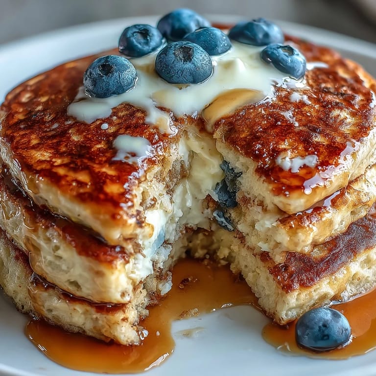 Stack of delicious Protein Power Pancakes, a wholesome breakfast choice.